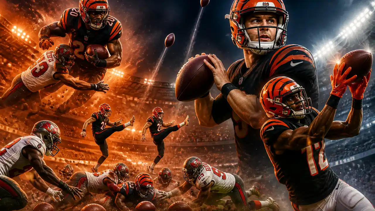 Four lost fumbles sink Buccaneers as Bengals hold on for 33–27 win cover