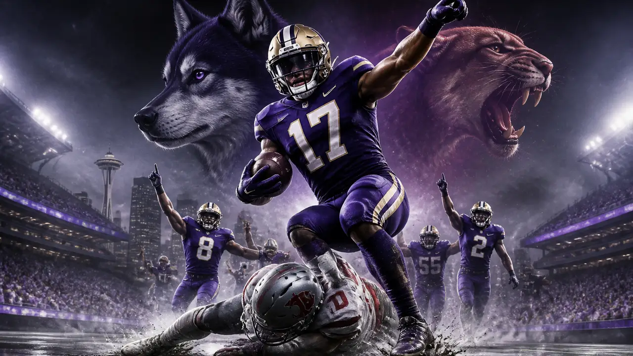 No. 17 Washington beats Washington State 24-10 in the Apple Cup cover