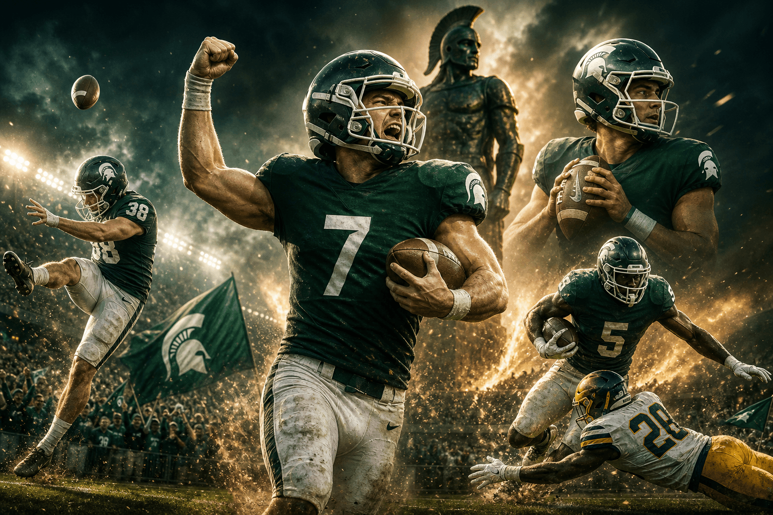 Michigan State beats Toledo 30-20 for Fitzgerald's first win cover