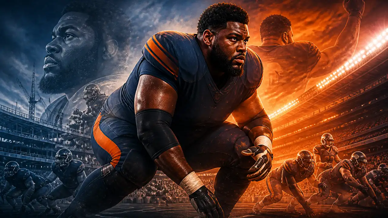 Darnell Wright extension keeps Bears right tackle under contract through 2031 cover