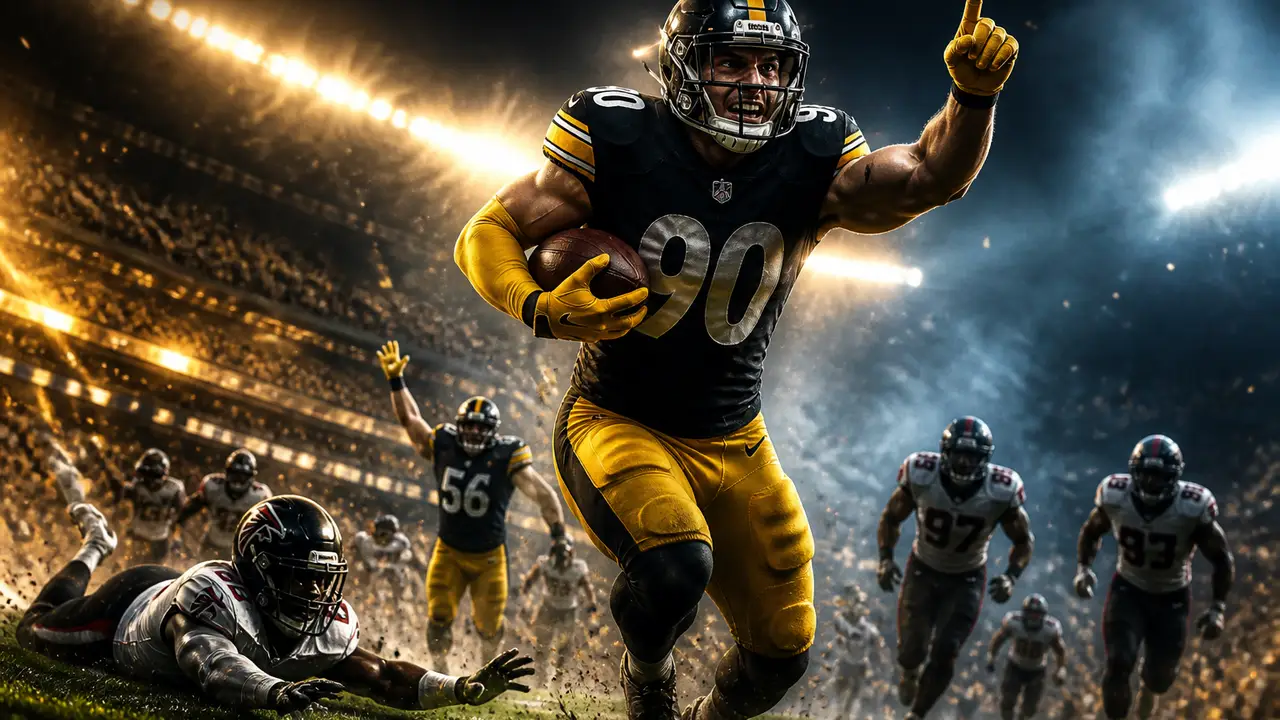 T. J. Watt’s 35-yard pick-six lifts Steelers past Falcons 20–13 cover